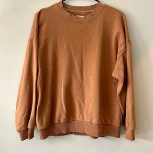 American Eagle Outfitters Brown Crewneck Sweatshirt